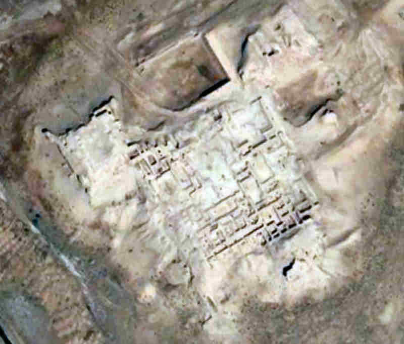 Satellite view of the High Palace