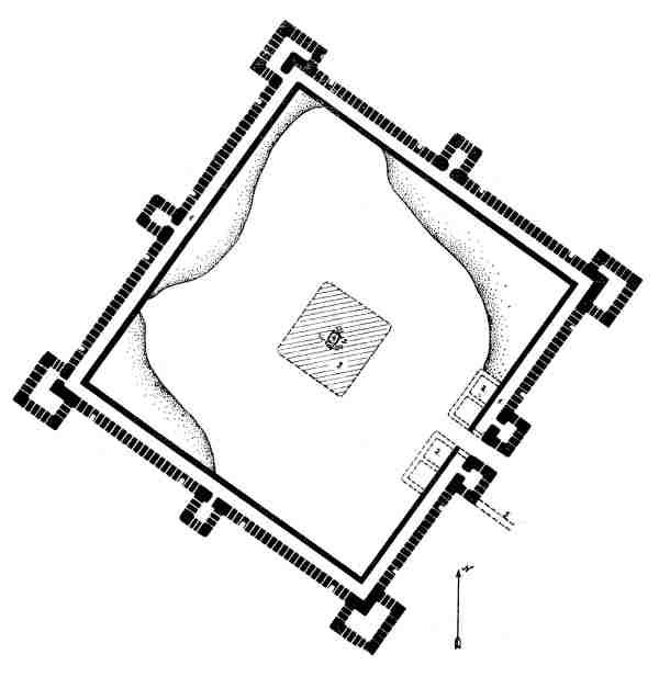Plan of Qizil Qala