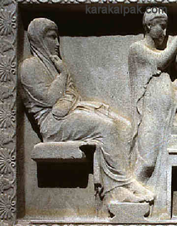 Achaemenid female cloak