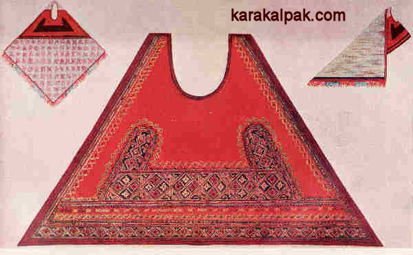 Painting of a qizil kiymeshek