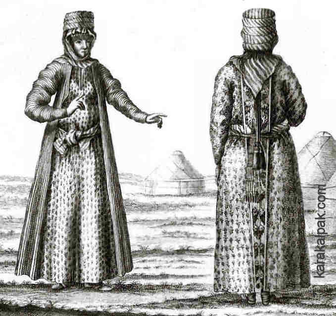 The costume of a high-status Qazaq woman