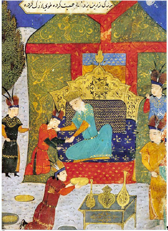 Temujin proclaimed Chinggis Khan in his ger