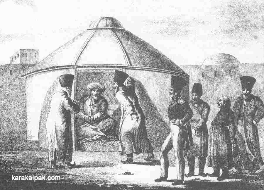 The yurt of Muhammad Rahim Khan at Khiva