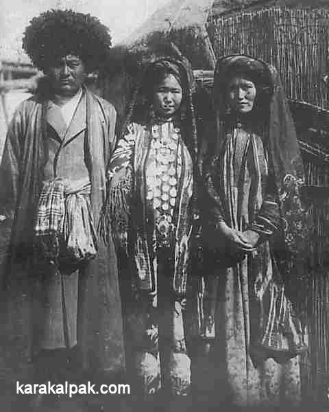 Karakalpak man with ma'deli belbew in 1928