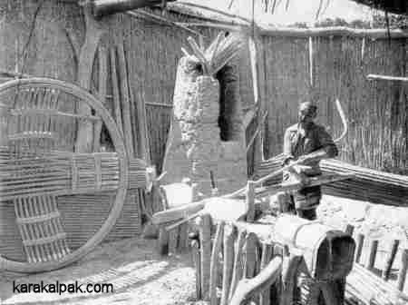 Karakalpak yurt workshop in 1976