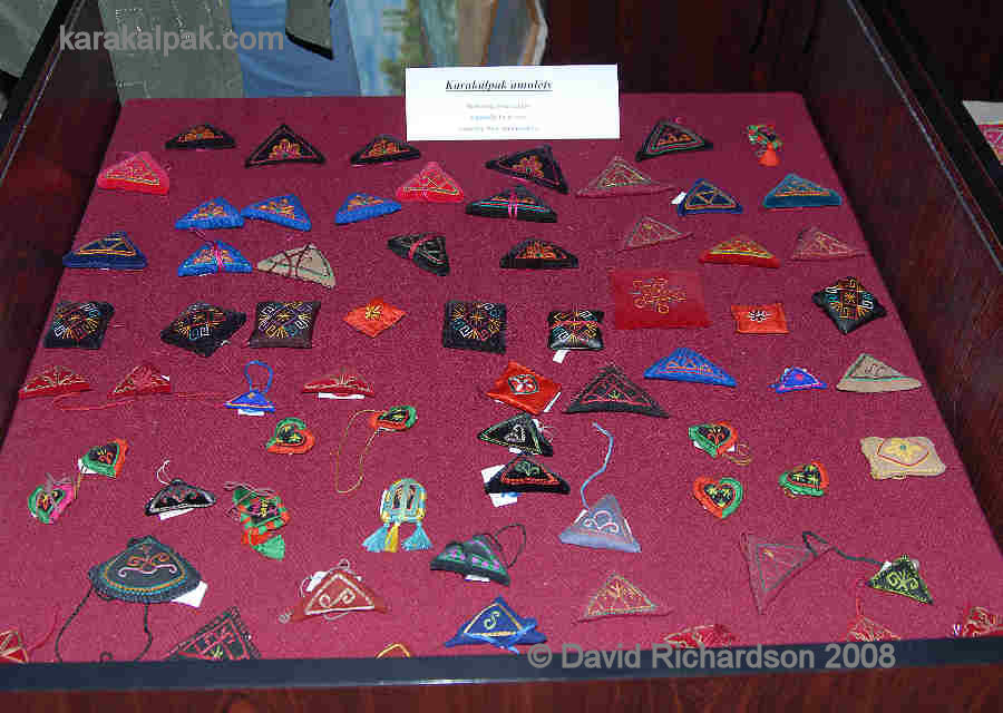 Embroidered amulets
