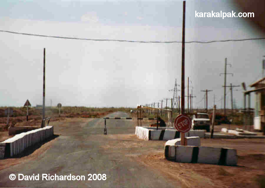 Turkmen checkpoint