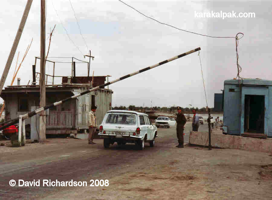 Uzbek checkpoint